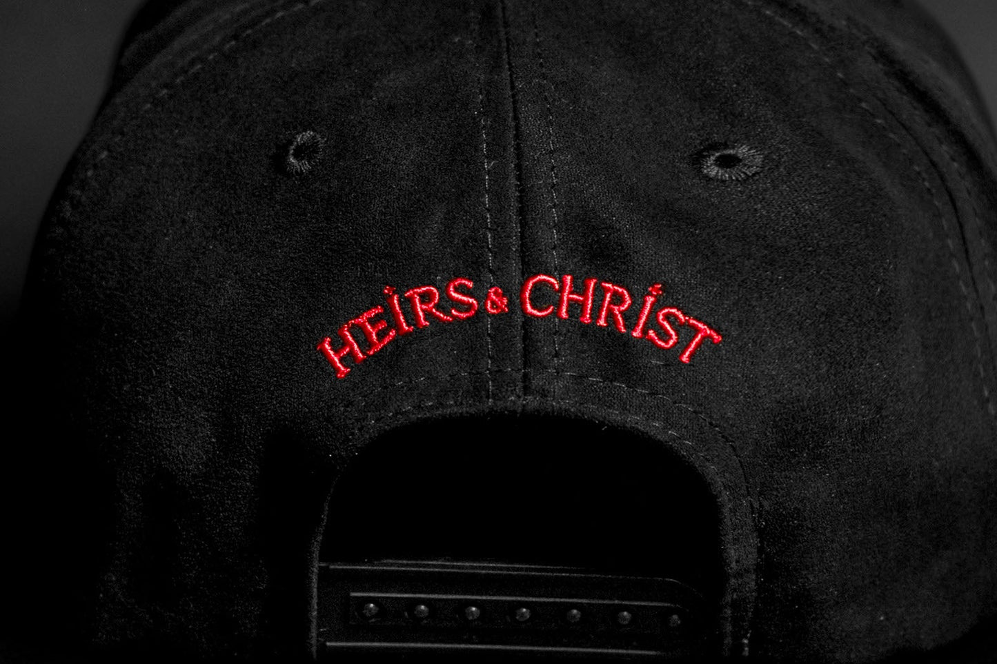 'LIVE/LOVE' Suede Baseball Crown