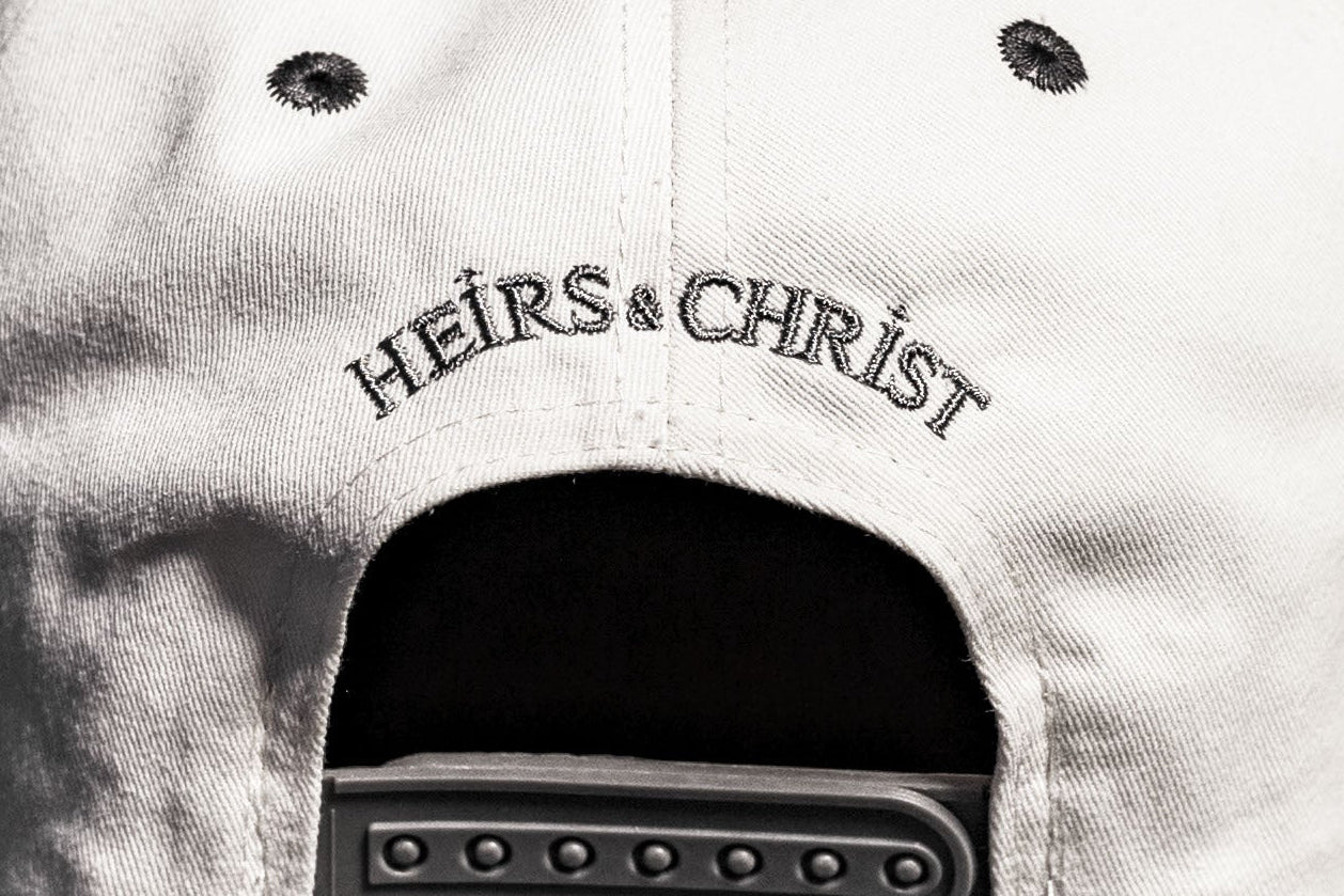 'Heirs x Christ' Suede Brim Baseball Crown