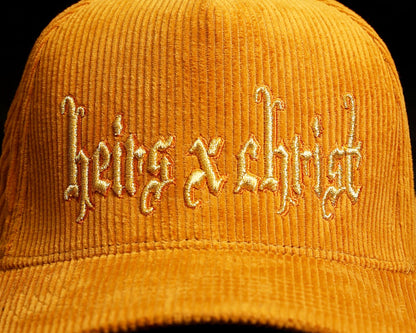 'Heirs x Christ' Corduroy Baseball Crown