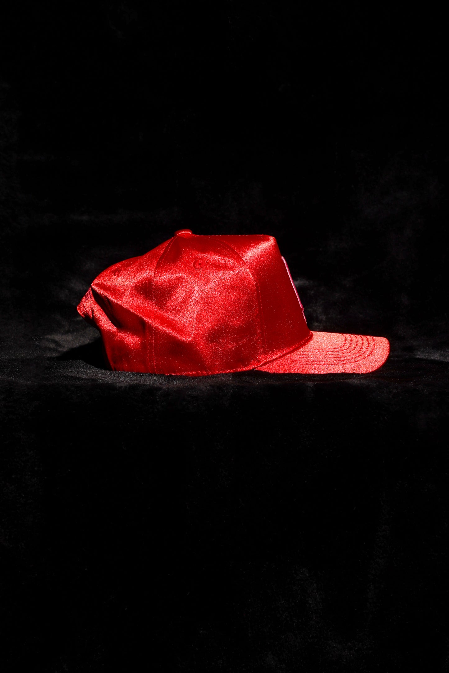 ‘HC’ Scarlet/Pink Satin Baseball Crown