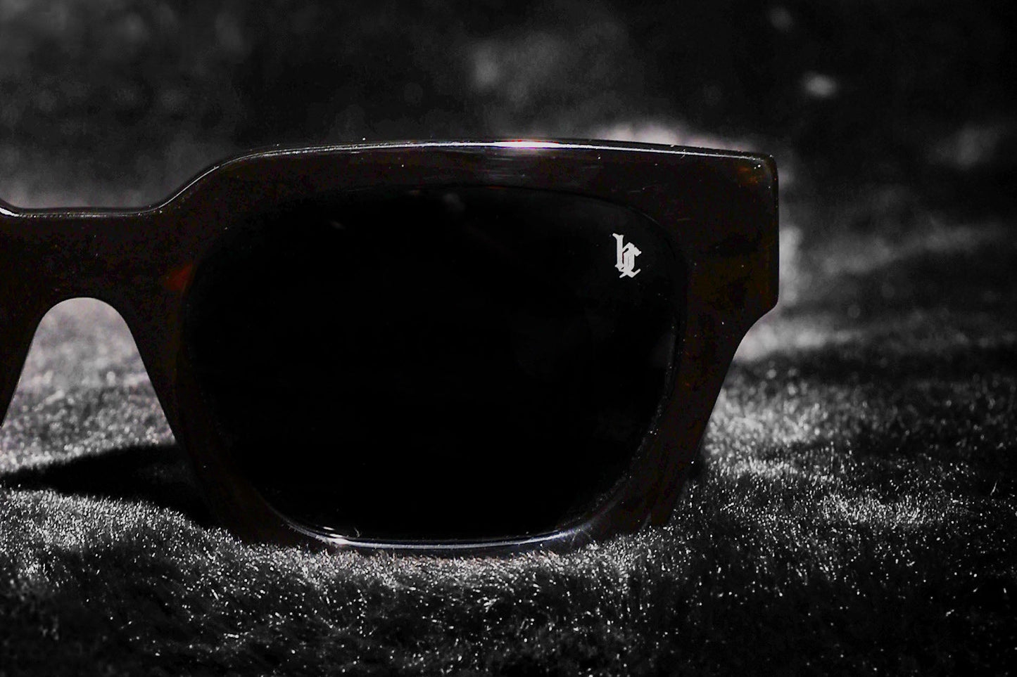 'HC' Tortoise Frame Sunglasses