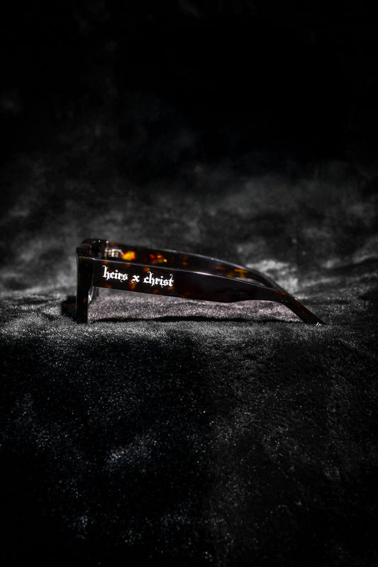'HC' Tortoise Frame Sunglasses