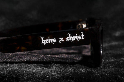 'HC' Tortoise Frame Sunglasses