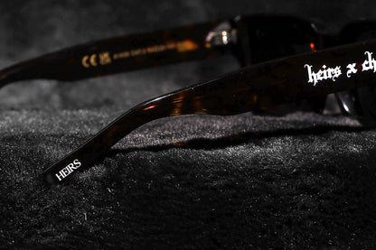 'HC' Tortoise Frame Sunglasses