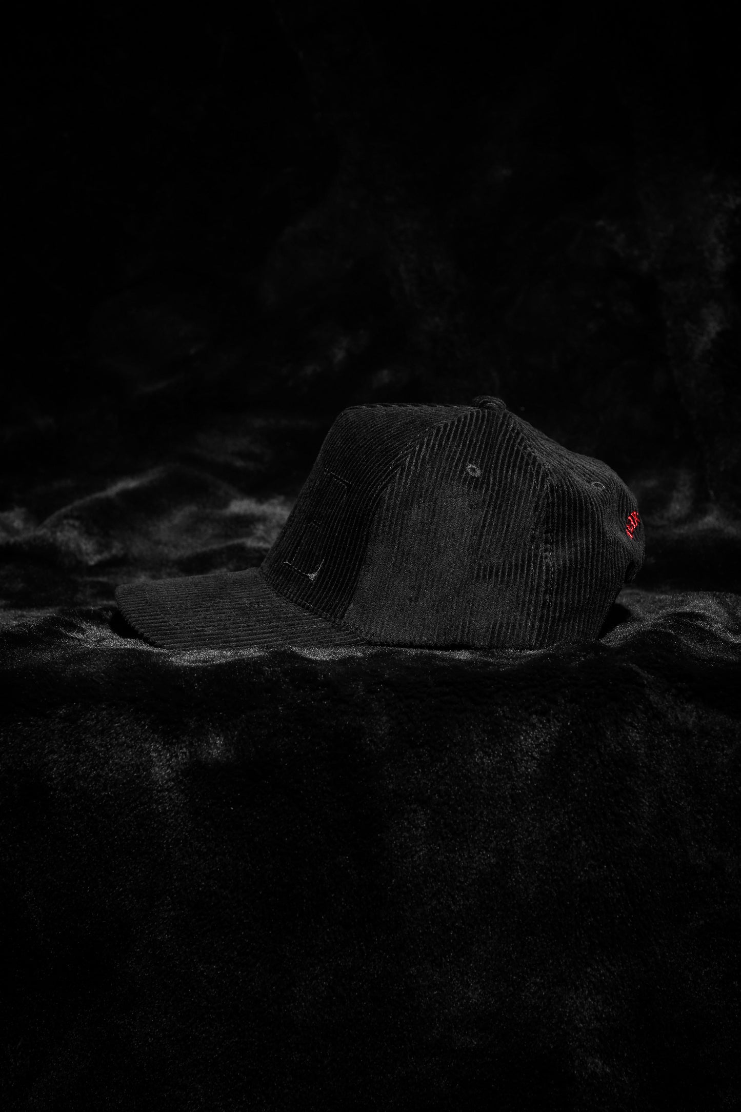 'LIVE/LOVE' Corduroy Baseball Crown