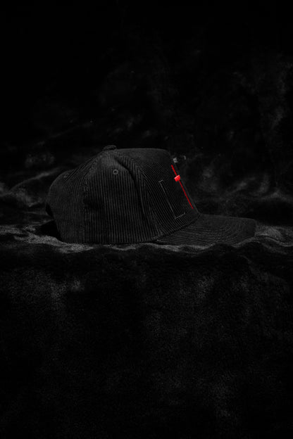 'LIVE/LOVE' Corduroy Baseball Crown