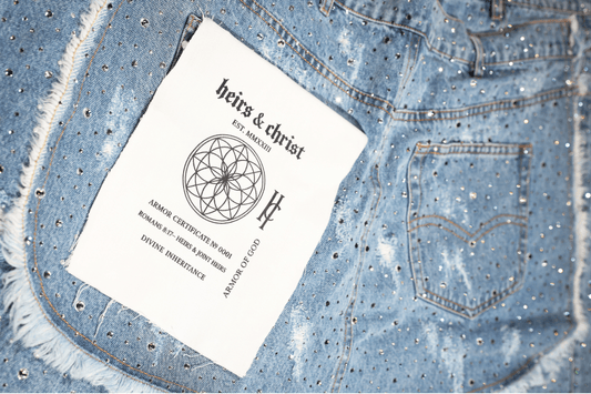 'GLORY' STACK JEANS - HEIR-ITAGE BRAND PATCH