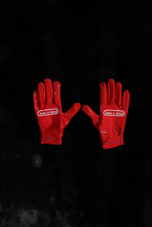 ‘Heirs x Christ’ Red Performance Gloves **PRE-ORDER**